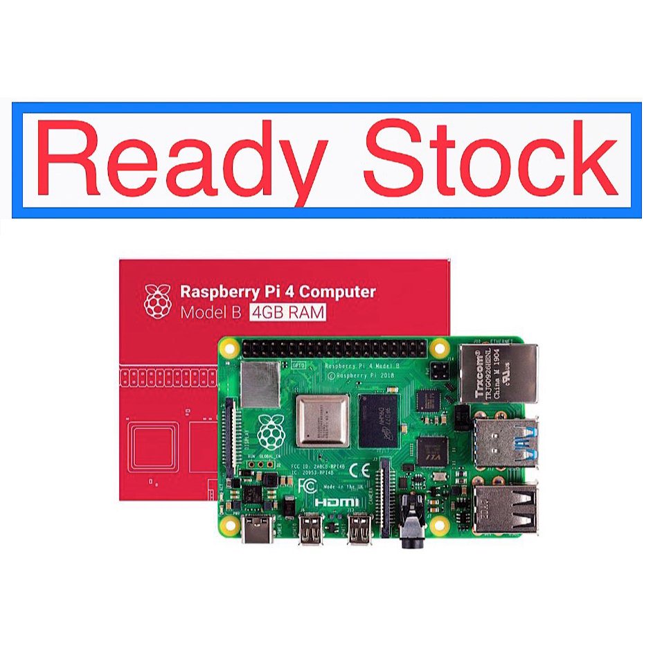 Raspberry Pi 4B (Model B) (4GB RAM) Latest | Shopee Malaysia