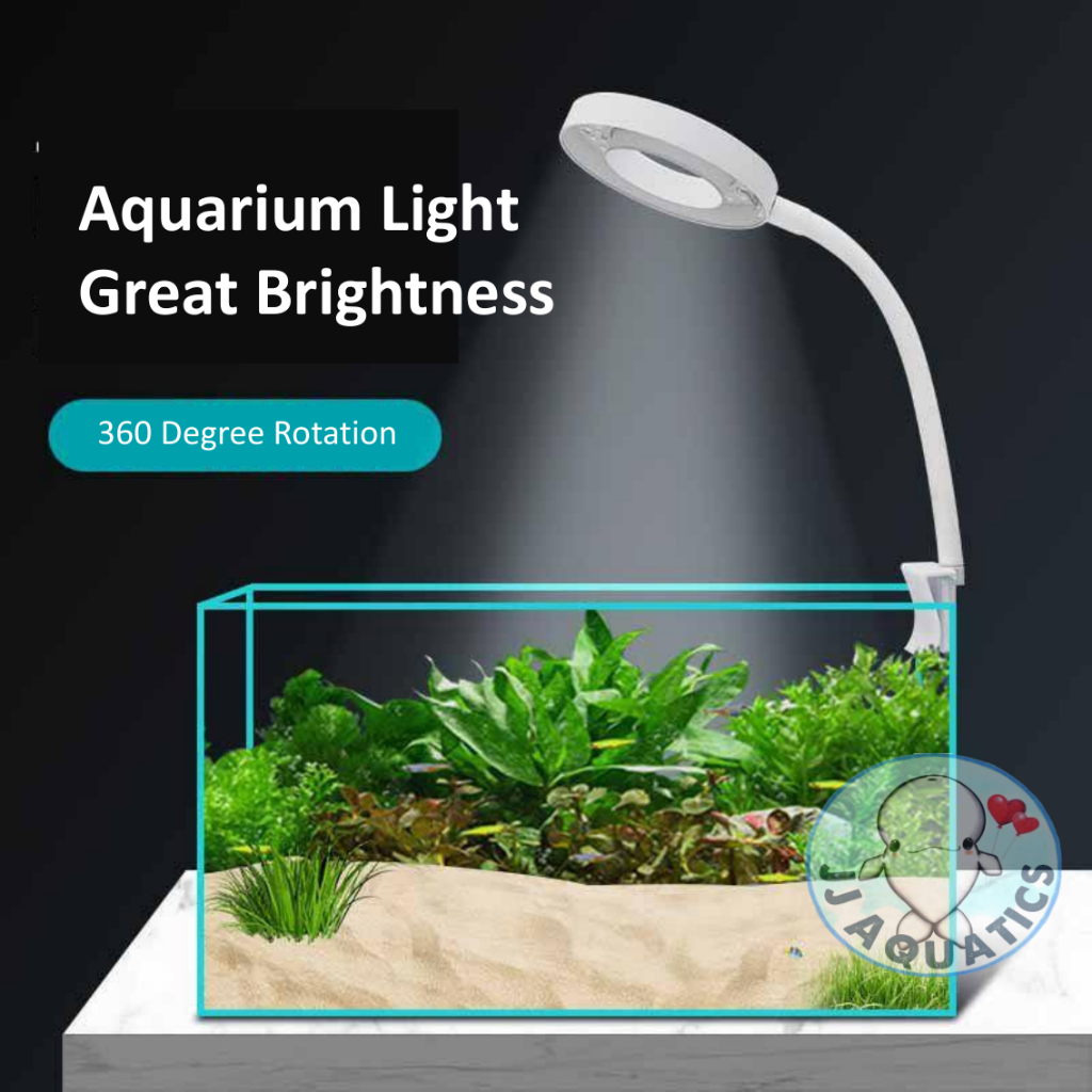 Small Aquarium Light USB Type Minimal Design LED Light For Fish Tank