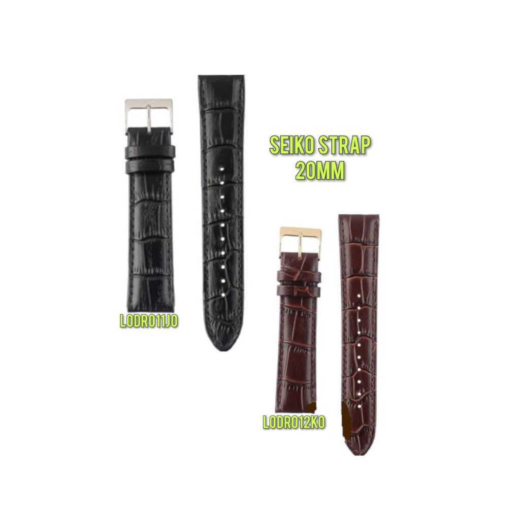 Seiko calf leather cheap strap