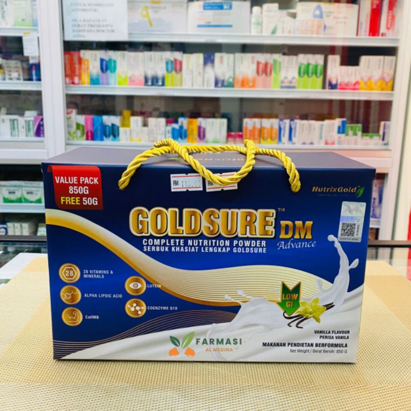 🌿 | NutrixGold™ GOLDSURE DM ADVANCE ( 1 Box / 450g + 450g ) Vanilla ...