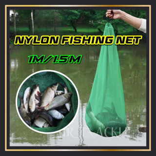 Fishing Net Poly Nylon Mesh Bag Jaring Pancing Karung Ikan Heavy Duty Fishing  Tackle Casting Saltwater Accessories Kolam