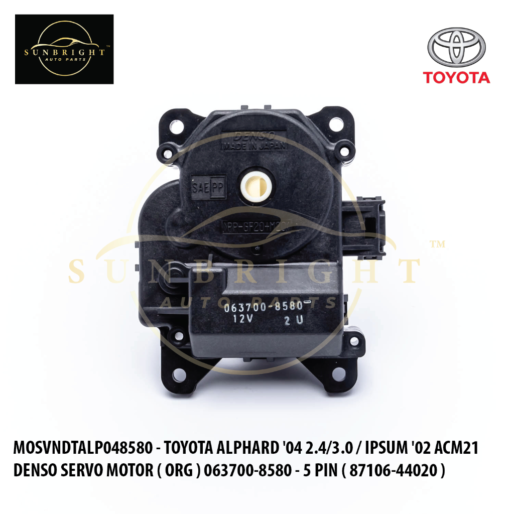 TOYOTA ALPHARD '04 2.4/3.0 / IPSUM '02 ACM21 DENSO SERVO MOTOR ( ORG ...