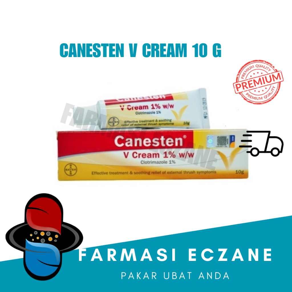 CANESTEN V CREAM (Effective treatment & soothing relief of external thrush symtoms) Shopee