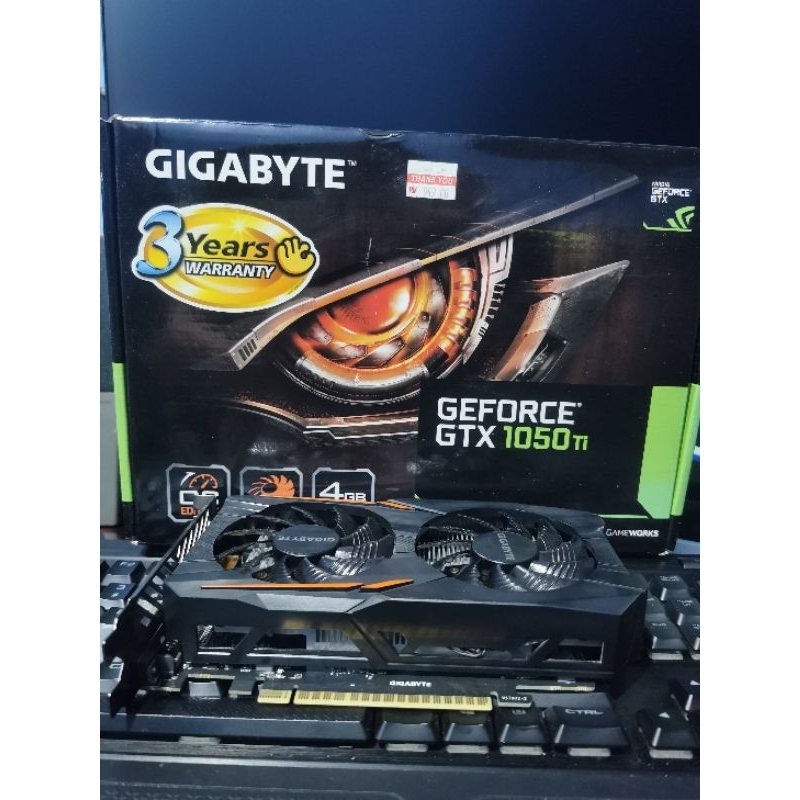 GIGABYTE GTX 1050TI OC WINDFORCE 4GB USED | Shopee Malaysia