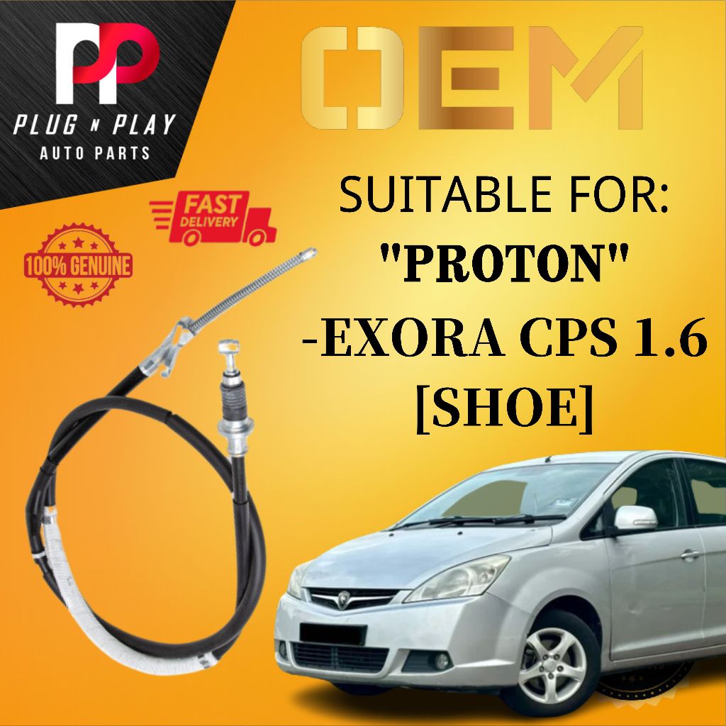 PROTON EXORA CPS 1.6 ( SHOE ) OEM REAR ( BELAKANG ) LEFT & RIGHT HAND ...