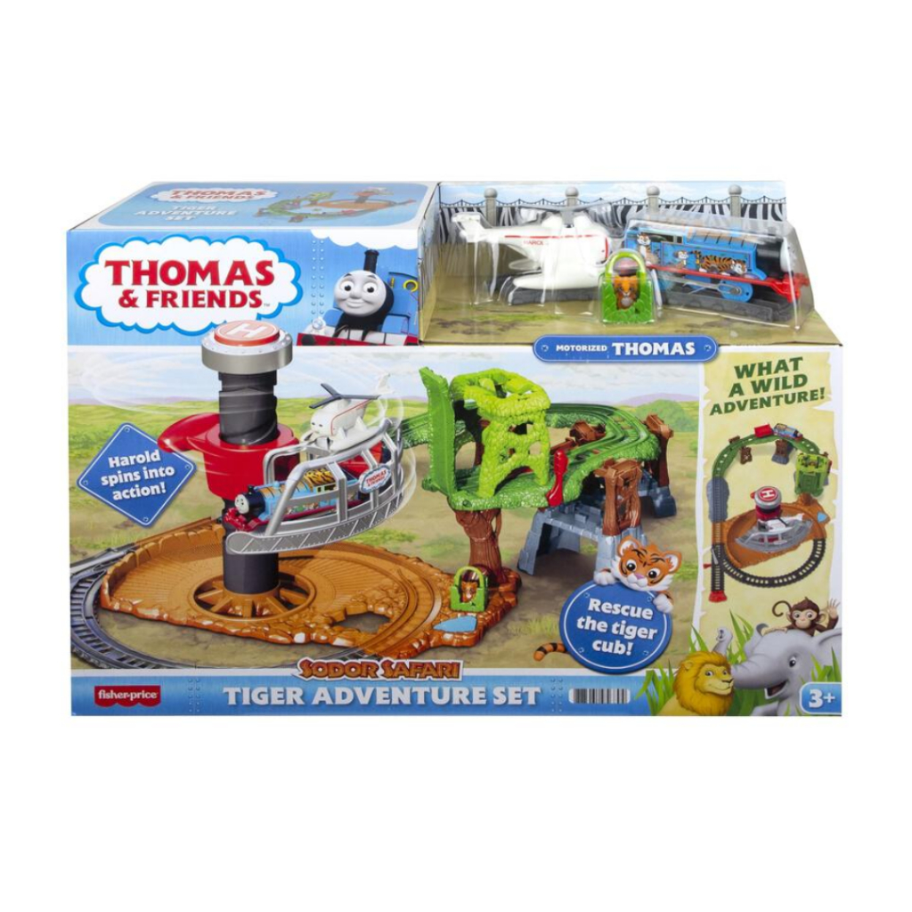 Thomas & Friends Fisher-Price Sodor Safari Tiger Adventure Set (GXH06 ...
