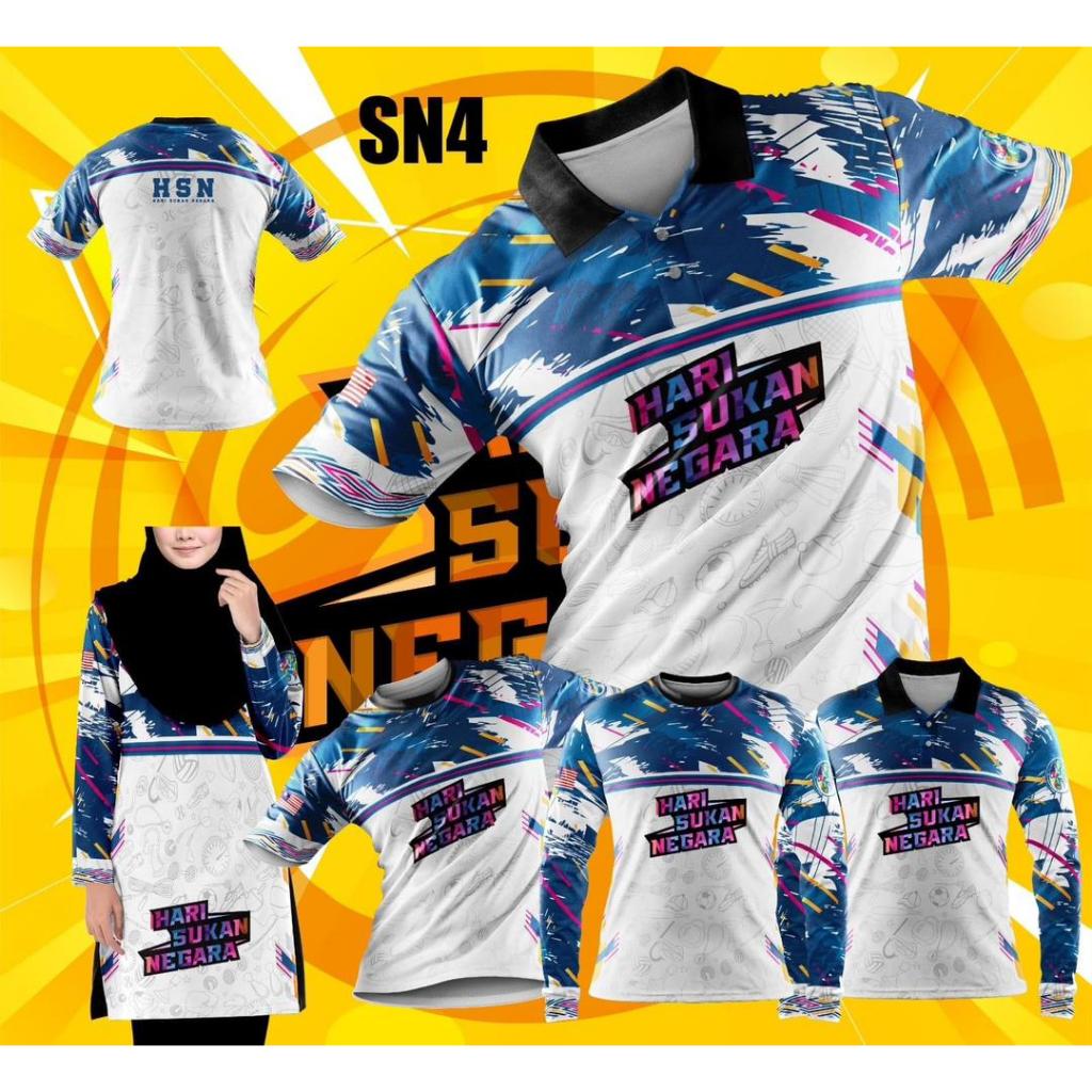 Tshirt Hari Sukan Negara (White) | Shopee Malaysia