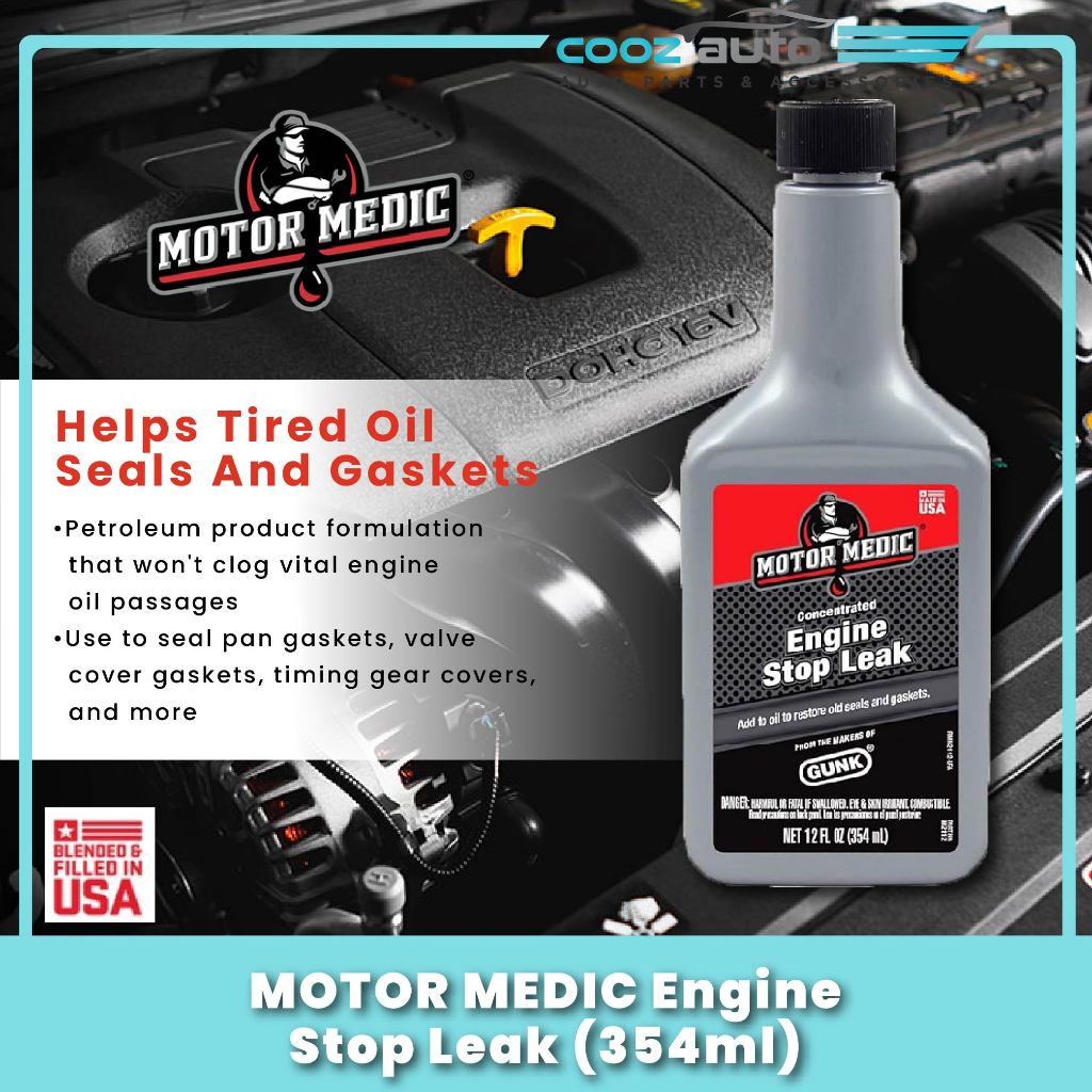 [ CLEARANCE ] MOTOR MEDIC Engine Stop Leak (354ml) Shopee Malaysia