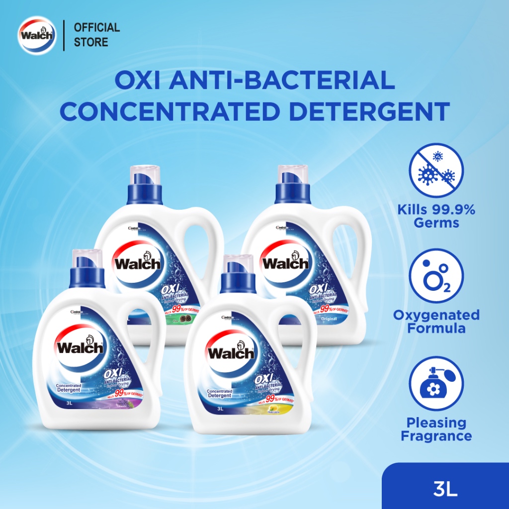 Walch OXI Clean Anti-Bacterial Concentrated Detergent (3L) | Shopee ...