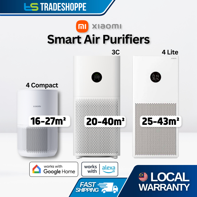 Xiaomi Mi Smart Air Purifier 3C / 4 Lite / 4 Compact HEPA Filter Freshener Home Purifying System