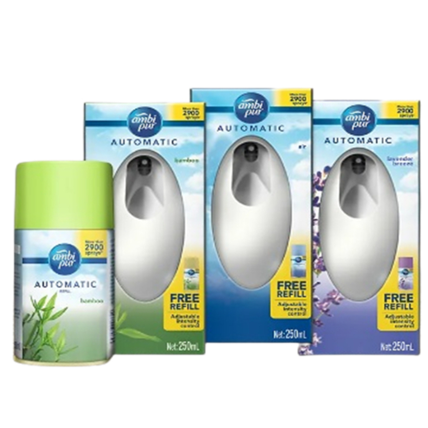 Ambi Pur Air Freshener Instantmatic Automatic Spray Starter + Refill (250ml)