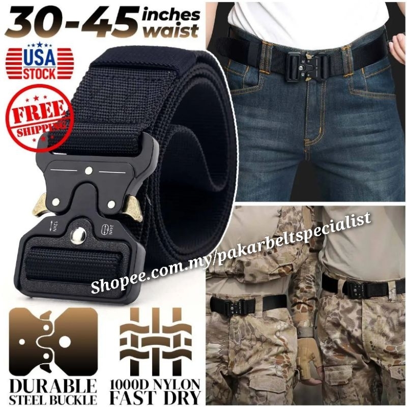 Metal Buckle Tactical Belt Shopee Grade A+ Original Tactical Belt