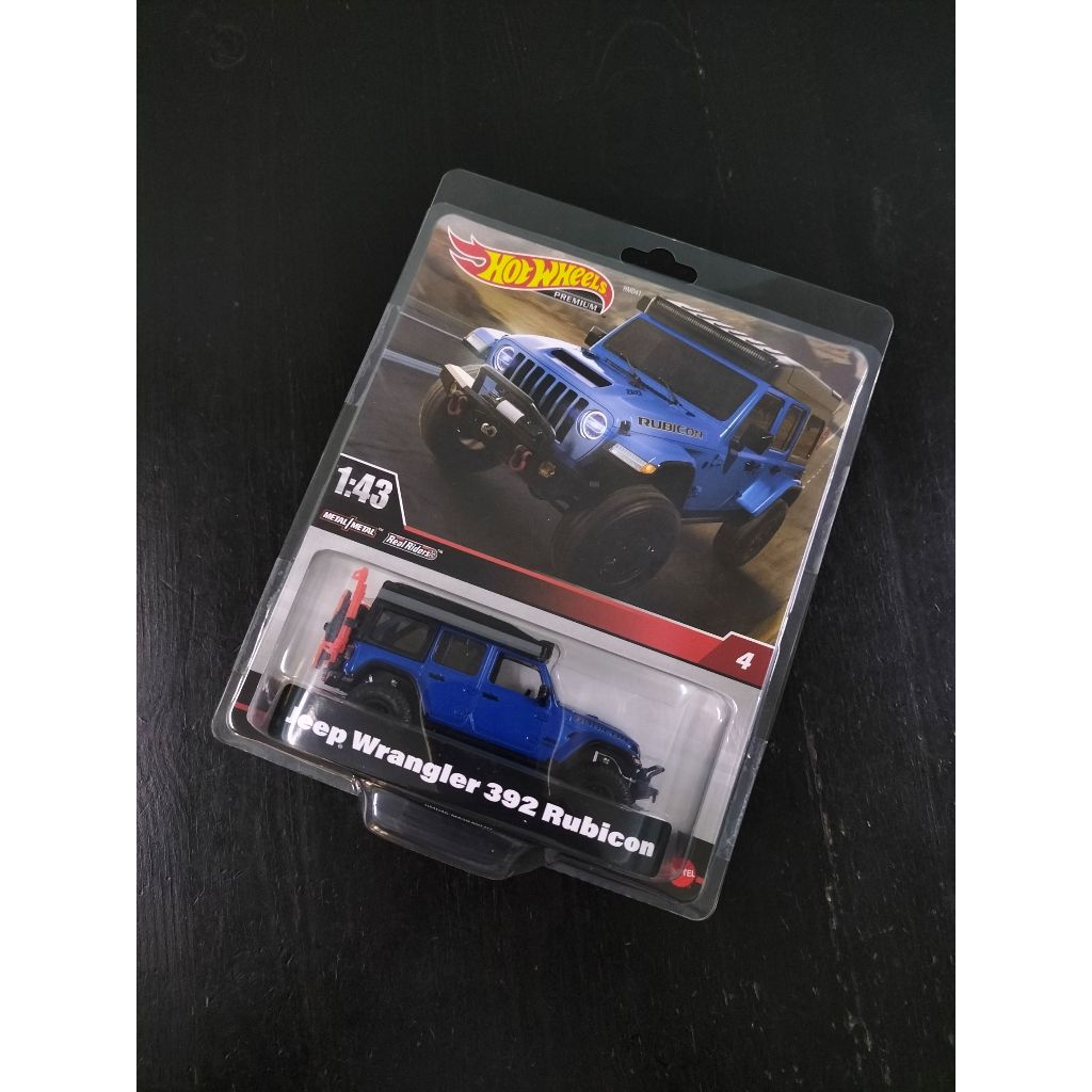 Hot Wheels 143 Jeep Wrangler 392 Rubicon Hydro Blue with China Sticker