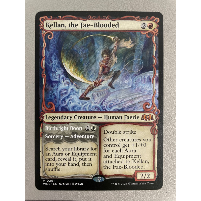 MTG:Wilds Of Eldraine (WOE) M0291 - Kellan, the Fae-Blooded (Showcase ...