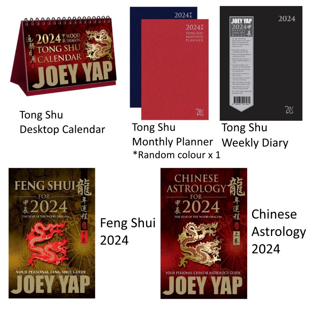 Joey Yap 2024 Year of Dragon Tong Shu Desktop Calendar/Weekly Diary