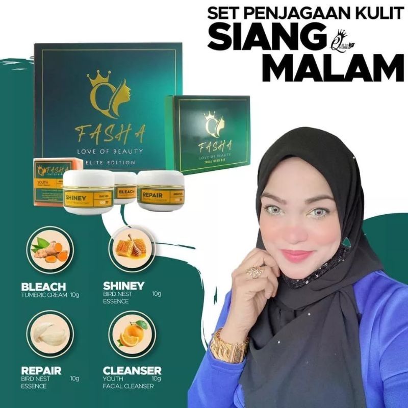 FASHA SKINCARE SET ELITE AND SET WAJIB Shopee Malaysia
