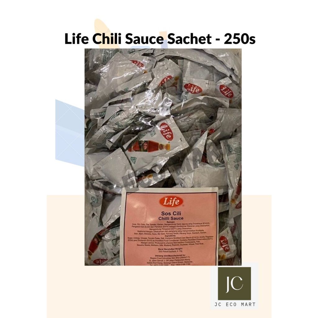 Life Chili Sauce Sachet 250s Shopee Malaysia