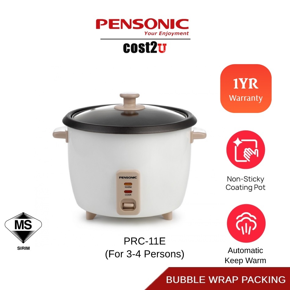 Pensonic 1.0L Rice Cooker Non Stick Teflon Inner Pot