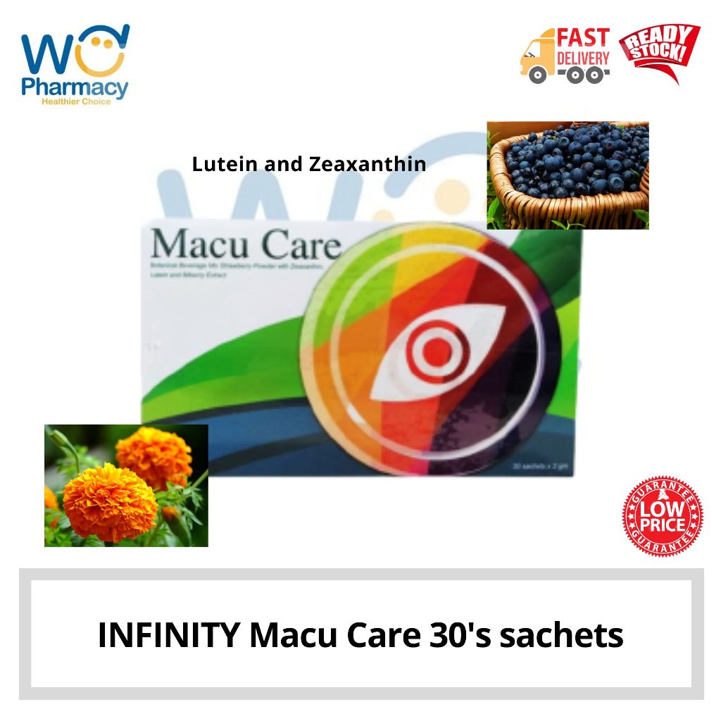 Infinity Health Macu Care Powder 2gm x 30's | Lutein, Zeaxanthin ...