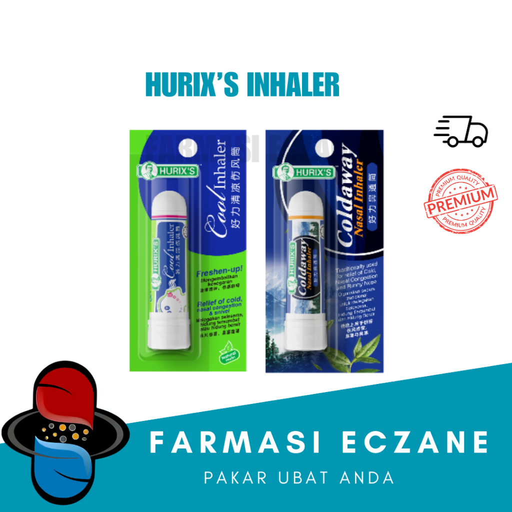 HURIX'S COOL INHALER/Coldaway Nasal Inhaler | Shopee Malaysia