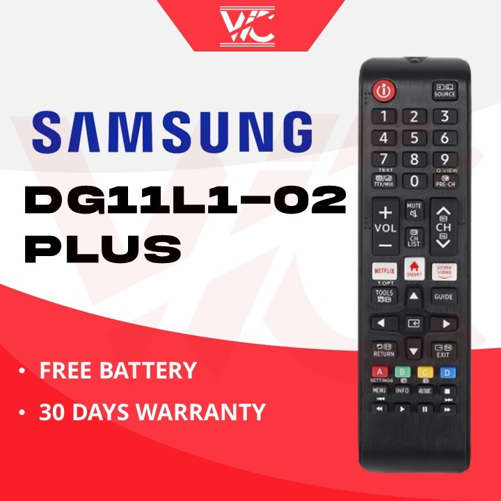 𝐅𝐑𝐄𝐄 𝐁𝐀𝐓𝐓𝐄𝐑𝐘 Samsung TV Remote RML1088+ Alat Kawalan Jauh TV AA59