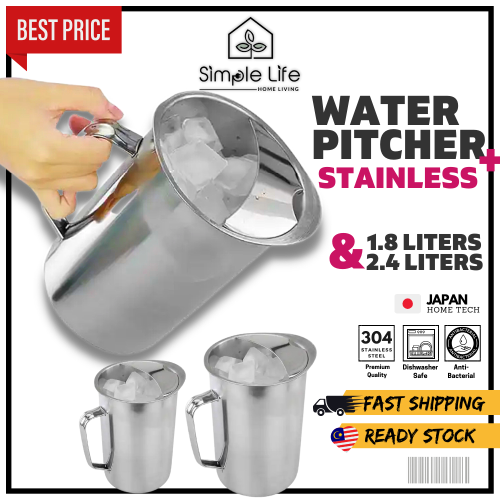 🇲🇾 READY STOCK 64oz / 80oz JAPAN Stainless Steel Water Juice Ice ...