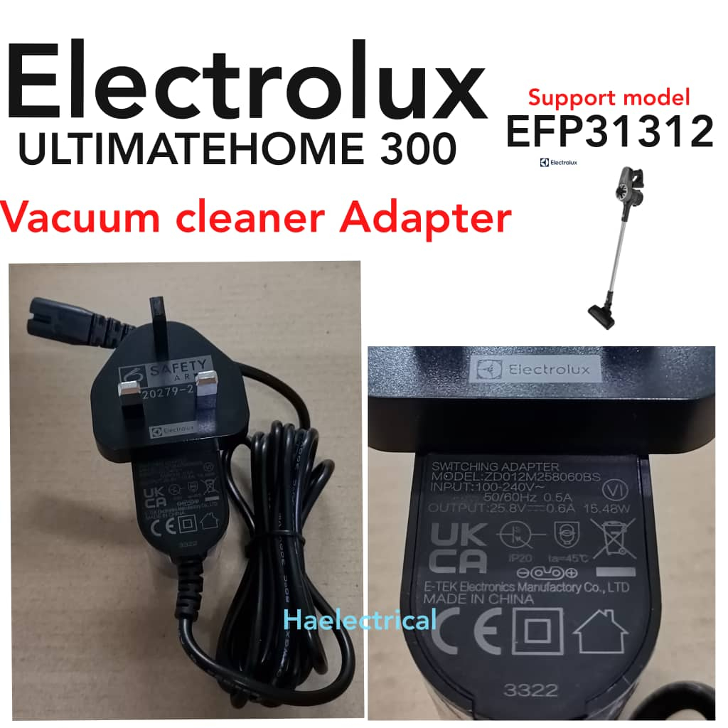 Electrolux Ultimatehome 300 Vacuum Cleaner Charger Adapter EFP31312