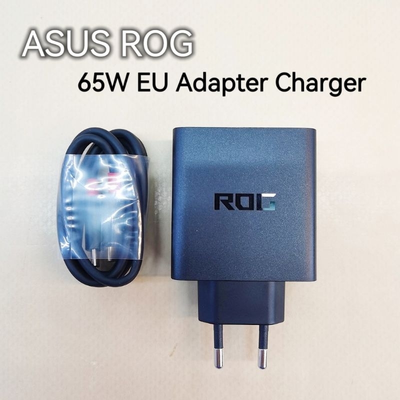 ASUS ROG 65W Power Charger EU Adapter With TYPE-C to C USB Cable ...