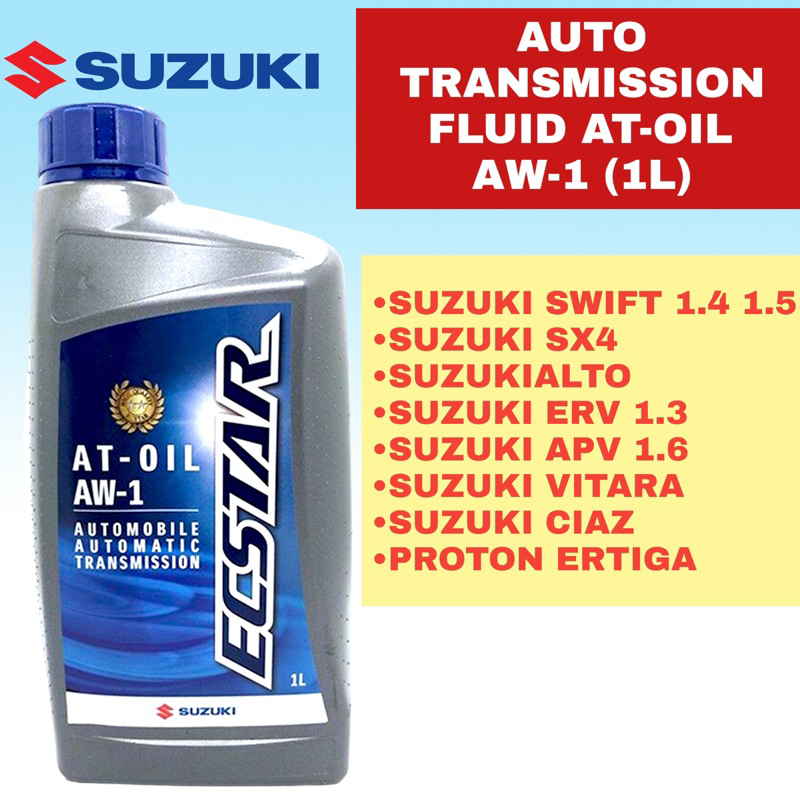 Original Suzuki ATF Auto Transmission Fluid AT-OIL AW-1 AW1 AW 1 (1L ...