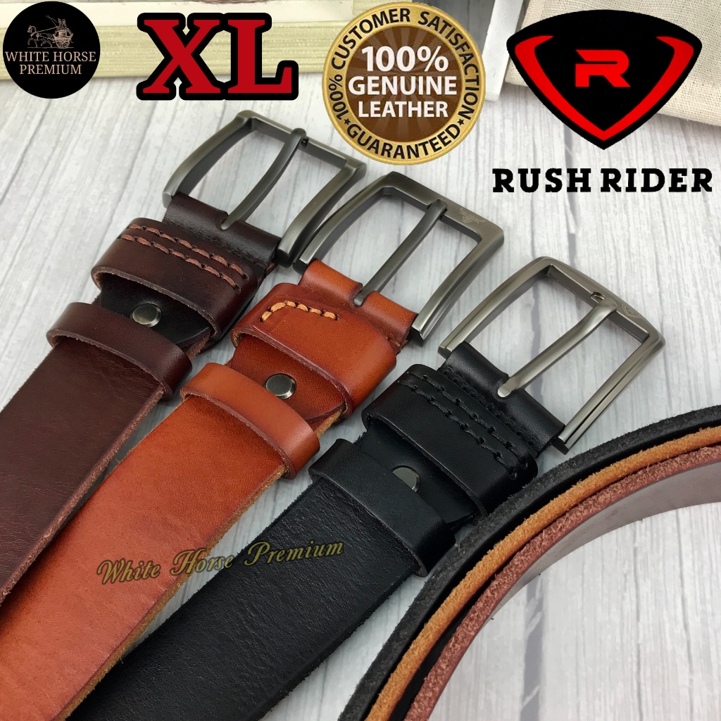 Rush Rider 100% Full Leather Men Belt Casual Belt Genuine Full Cowhide ...