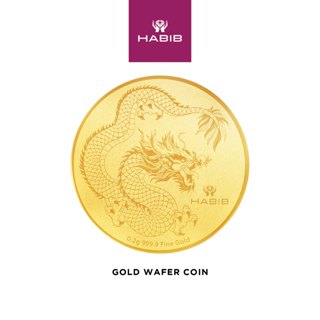 HABIB Year of the Dragon 2024 | 999.9 Gold Wafer Coin (0.20G) | Shopee ...