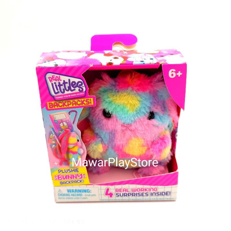 Last Stock Clearance)) Real Littles Plushie Pet Backpack