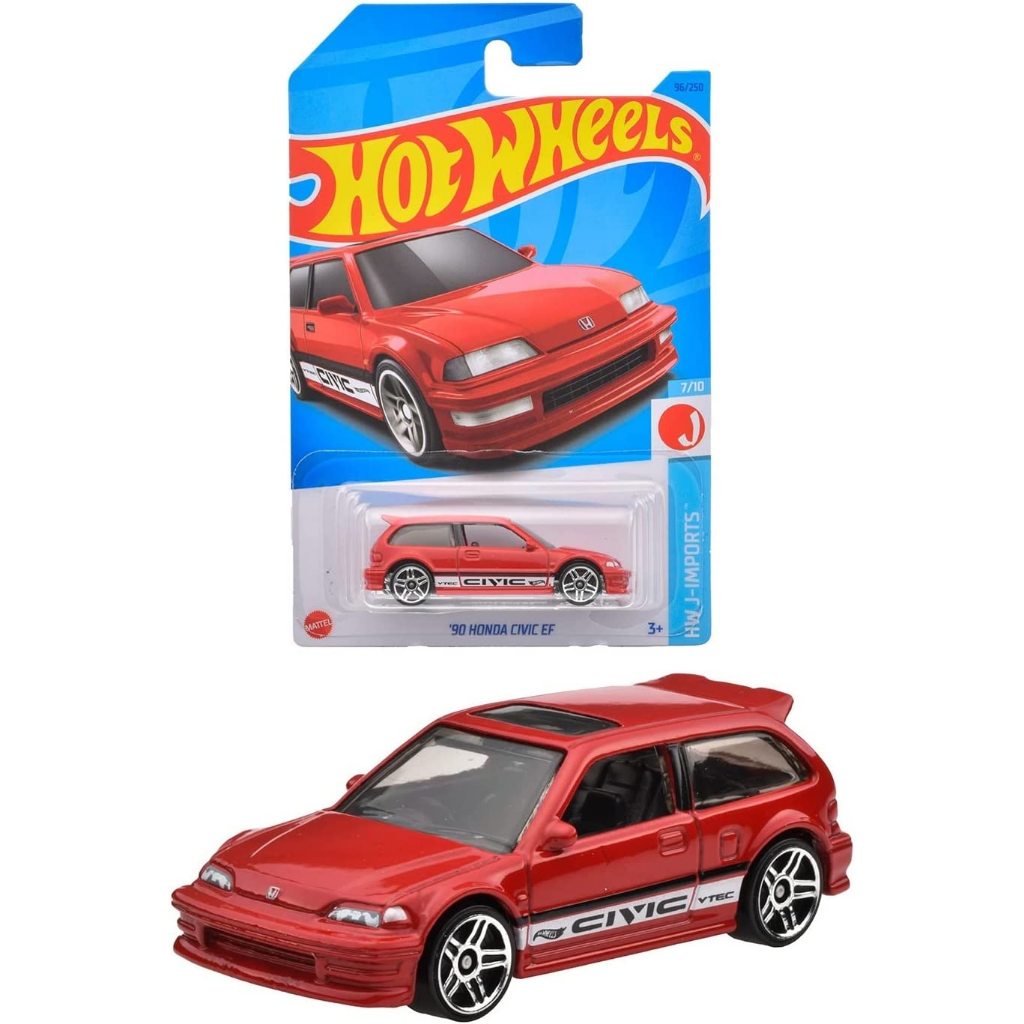 Hot Wheels 90 Honda Civic EF [1990 J-Imports Speed Graphics Then and ...