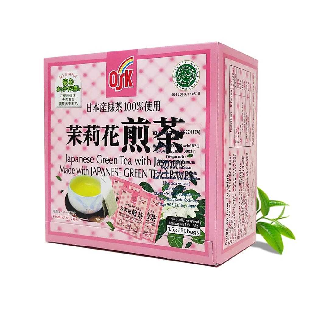 OSK Japanese Green Tea with Jasmin Made with Japanese Green Tea Leaves