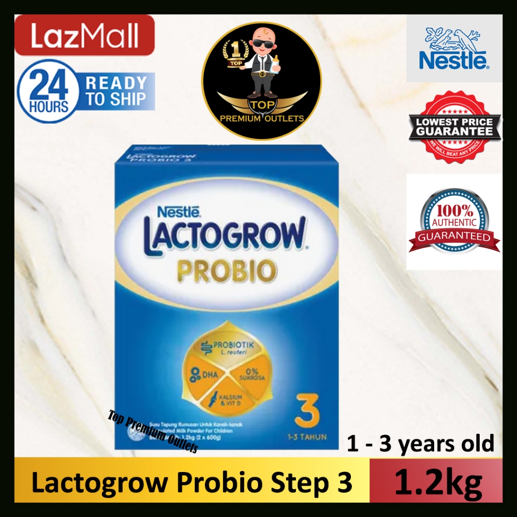 Nestle Lactogrow Probio Step 3 (1.2kg) Exp: 06/2025 | Shopee Malaysia