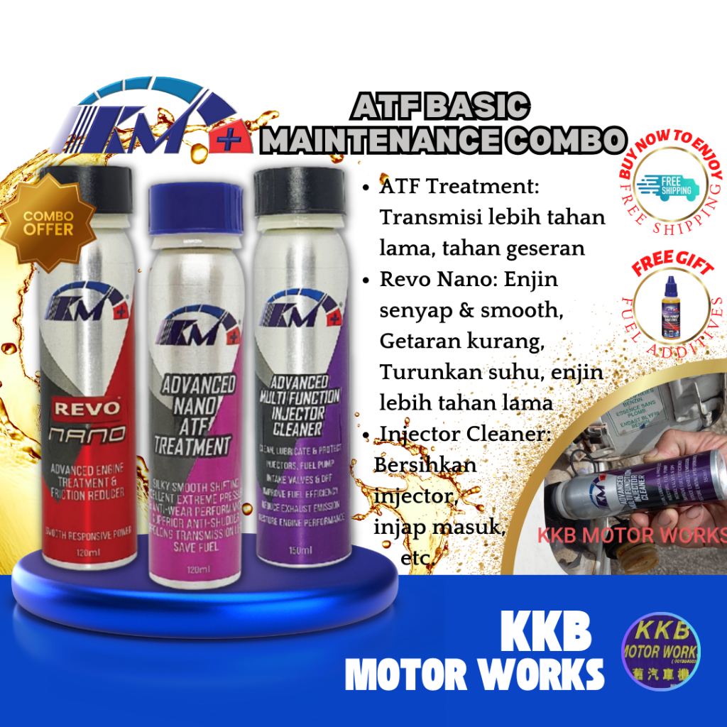 Basic Maintenance Set / 3 in 1 KM+ Revo Nano Nano ATF Treatment ...