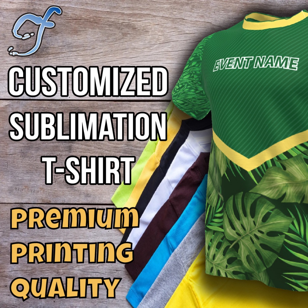 Jersey Custom made Sublimation T-shirt Shopee Malaysia