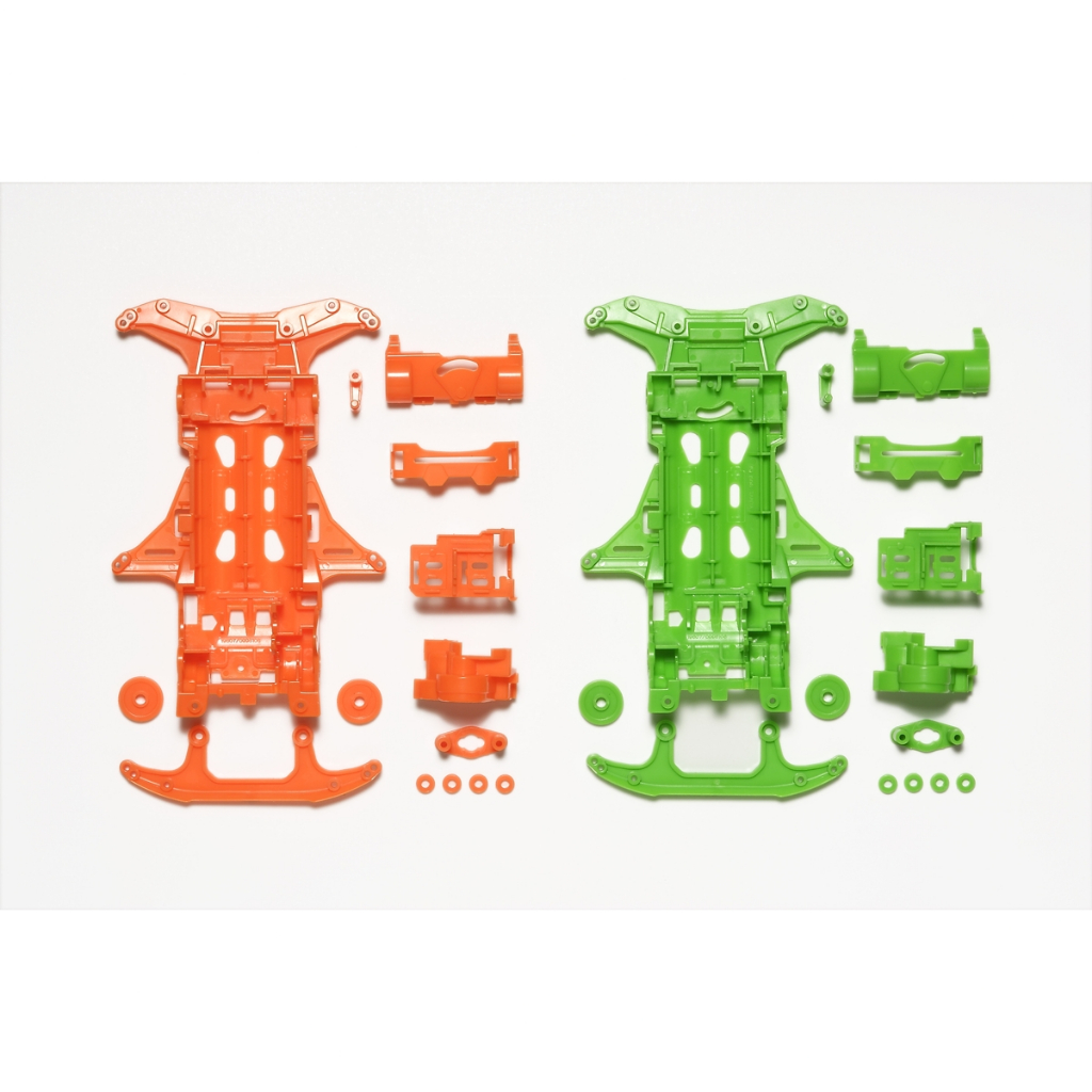 Tamiya 94839 VS Fluorescent-Color Chassis Set (Orange/Green) | Shopee ...