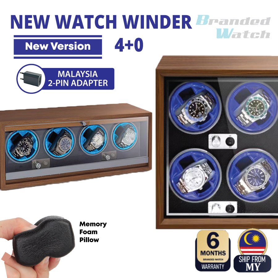 High Quality Premium Auto Watch Winder Automatic Rotate Watch Box 4