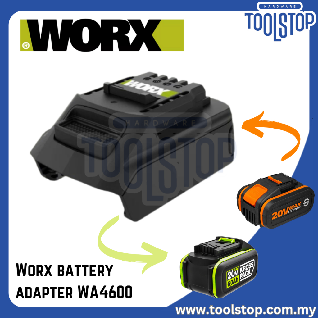 Worx battery adapter WA4600 Shopee Malaysia