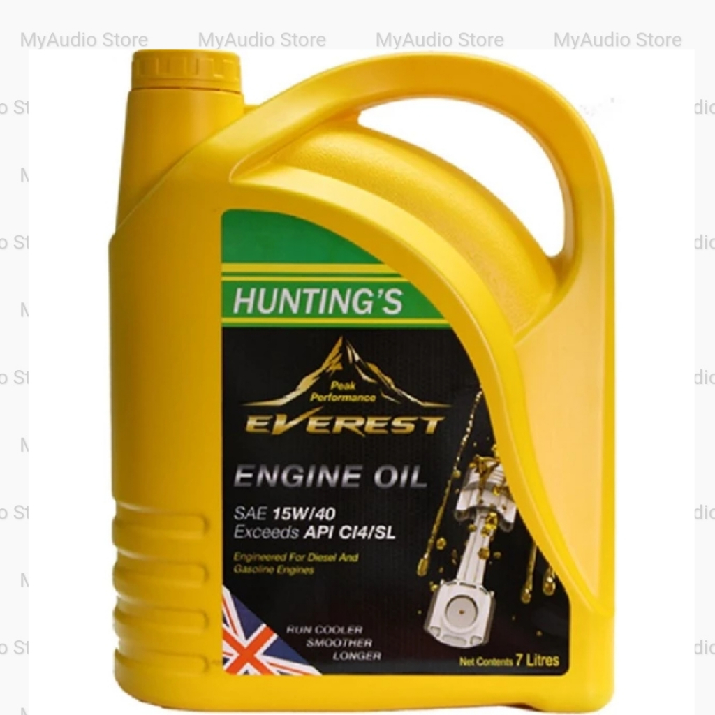 HUNTING'S ENGINE OIL EXCEEDS 15W/40 API C14/SL-4,7,ENGINE OIL SAE 15W ...