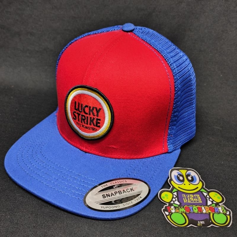 High Grade Quality .Lucky.Strike. Snapback Cap Retro Style
