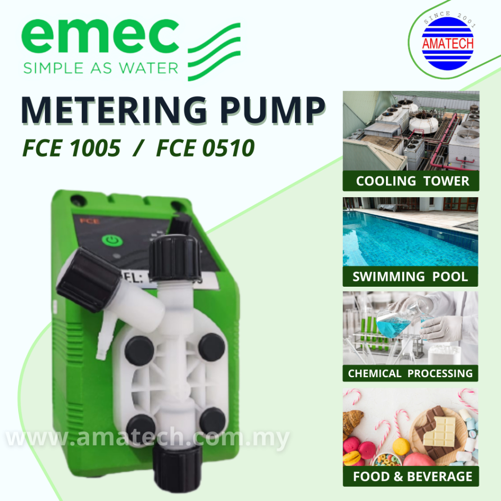 EMEC Metering Dosing Pump Made in ITALY Cooling Tower, Swimming Pool