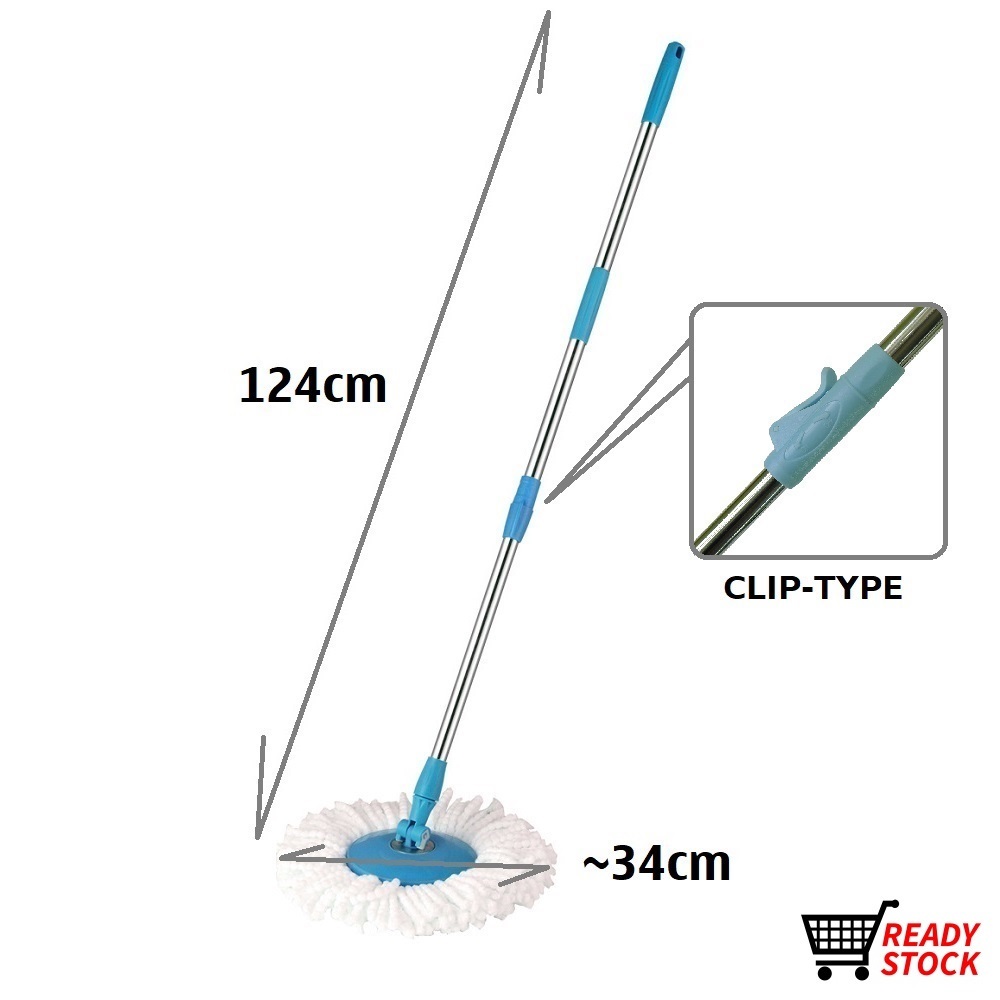 Easy Spin Mop Spinner Accessories Refill Microfiber Cloth / Mop Head