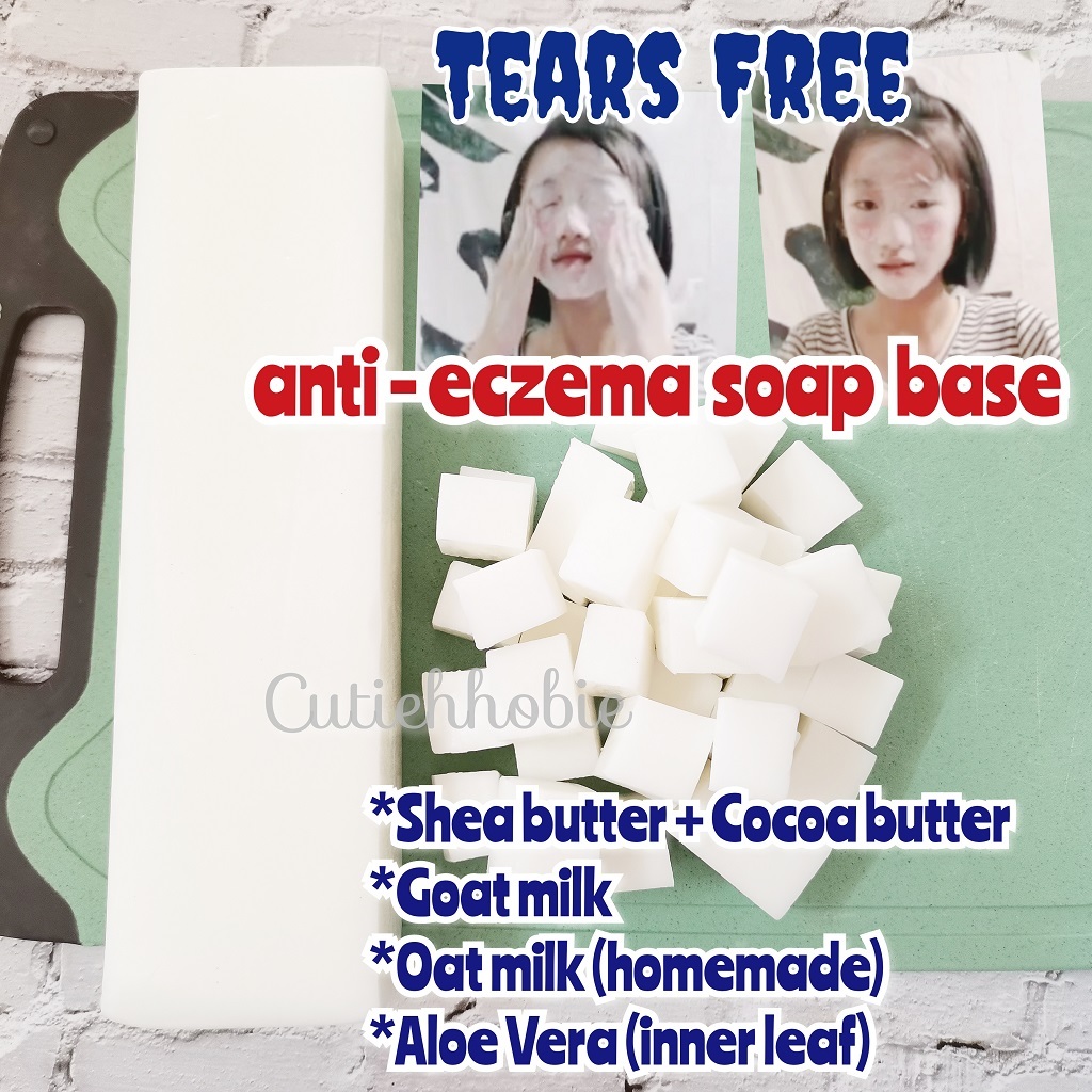 Shea butter cocoa butter melt & pour tears free soap base anti eczema