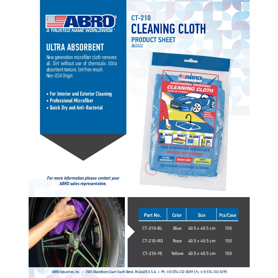 ABRO CAR CLEANING CLOTH (USA PRODUCT) Shopee Malaysia
