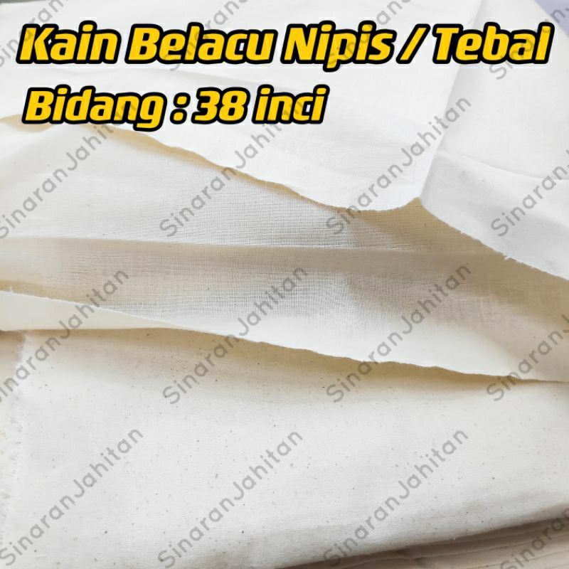 Kain Belacu(Bidang 38inci)Kain Belacu Cotton Calico Sheeting Textile ...