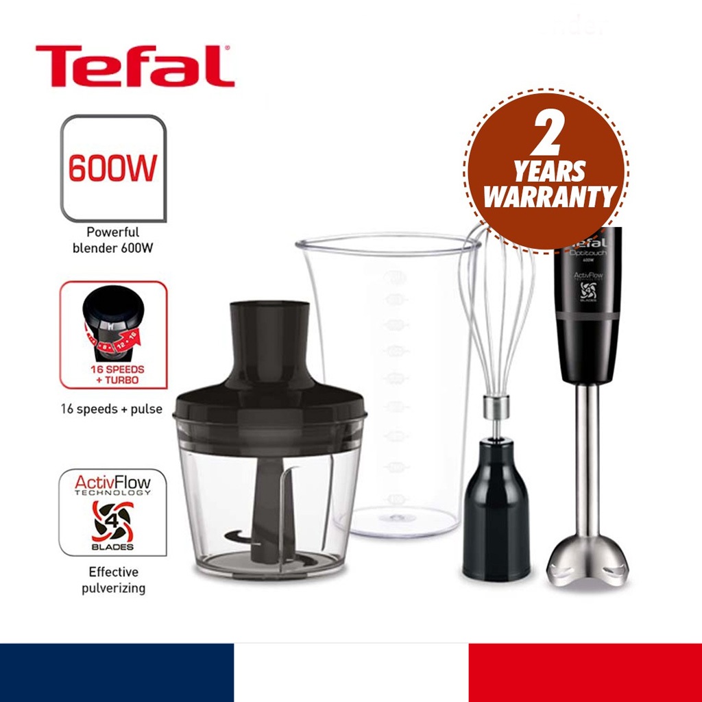 Tefal Opti Touch 600W Hand Blender/Pengisar (HB8338) Shopee Malaysia