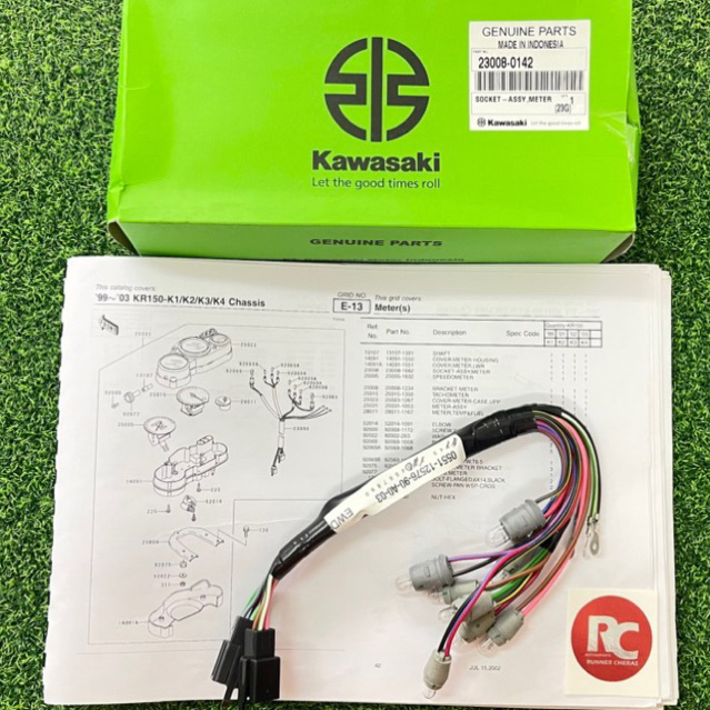 WAYAR KABEL METER RR150 ZX150 ORIGINAL KAWASAKI INDON | Shopee Malaysia