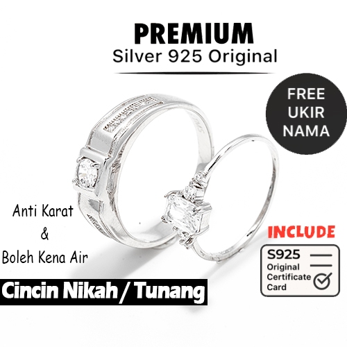 THE MATCHES STORE - Couple Set 161 ( Men Ring V2 + Jade Ring) silver ...